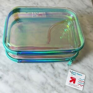Target Up & Up viral iridescent zipped hard pencil case